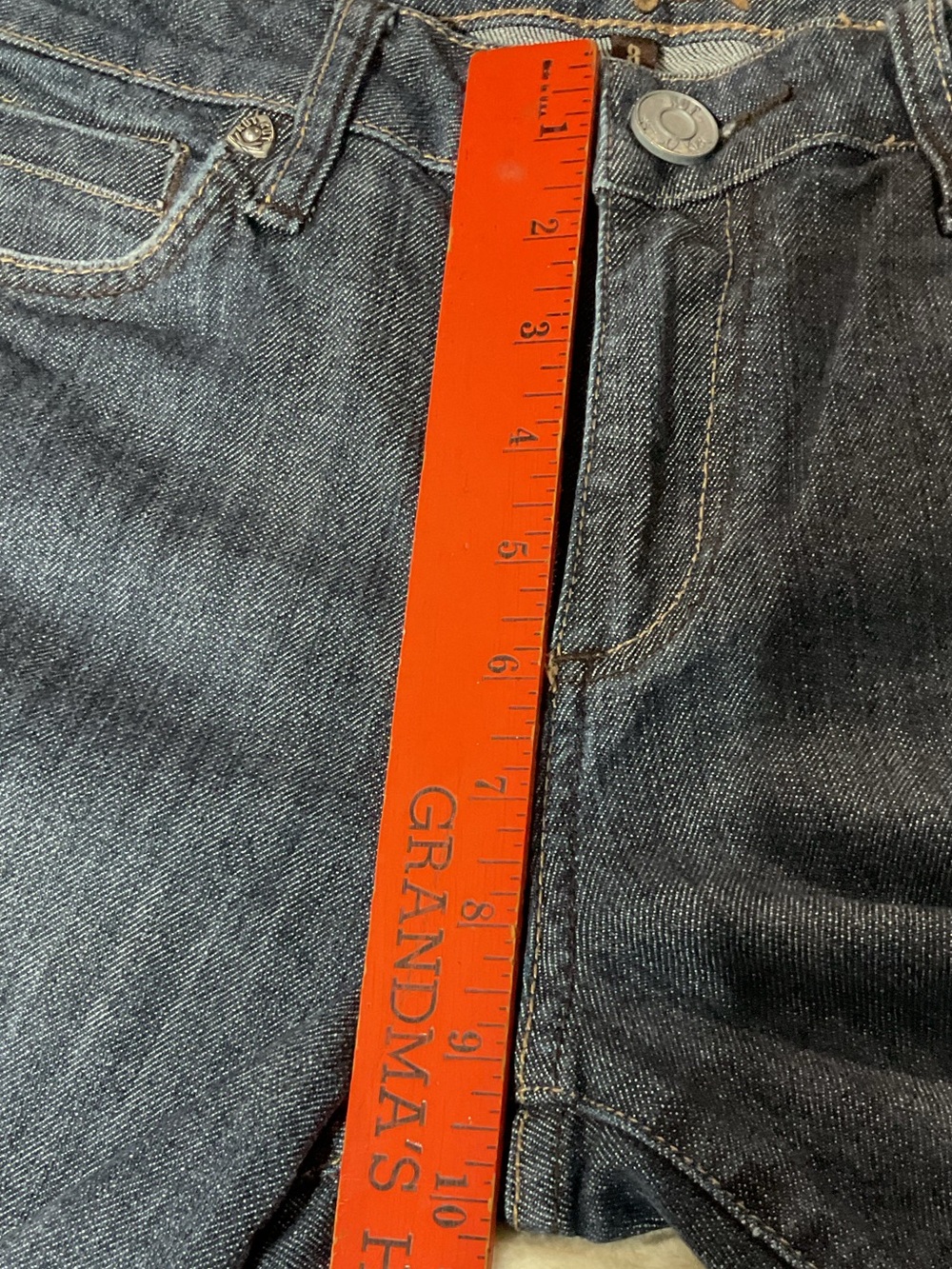 KUT from the Kloth Womens Size 8 Dark Wash Bootcut Jeans Contrast Stitch - Picture 10 of 10